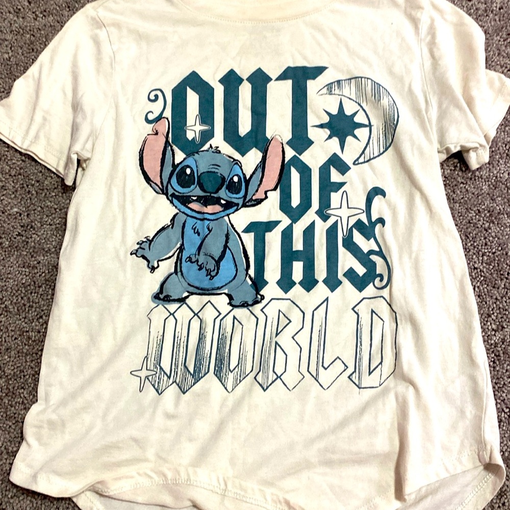 Stitch white and blue